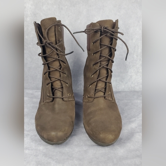 Timberland Glancy Brown Leather Ankle Boot Size 10 M - Picture 4 of 13